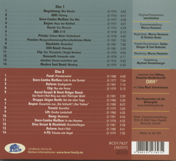 3. Bild von Various - Kraut!: Teil 2 - OST-KRAUT! - Progressives aus den DDR-Archiven 1976-1982 (2-CD)