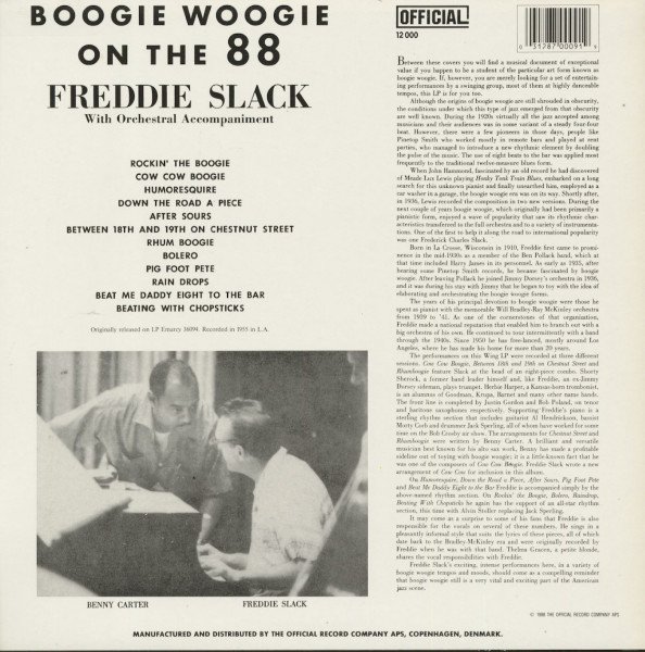 Boogie Woogie On The 88 (LP)