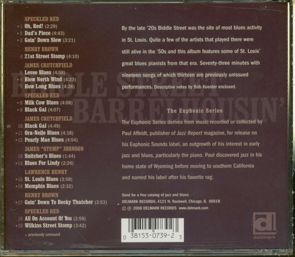 Biddle Street Barrelhousin'
