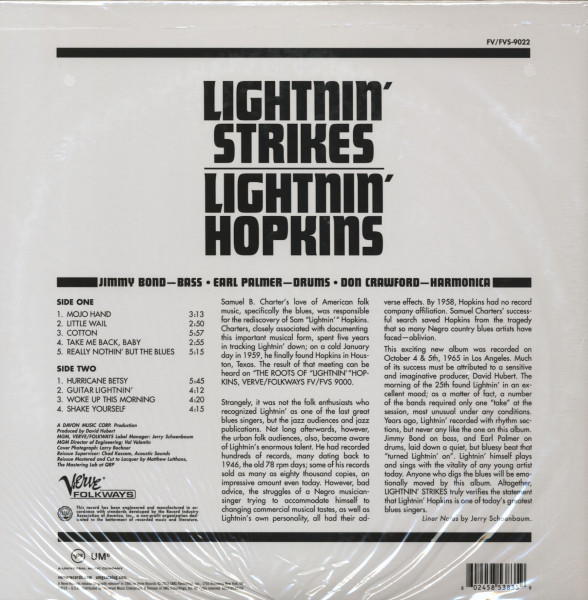Lightnin' Strikes (LP, 180g Vinyl)
