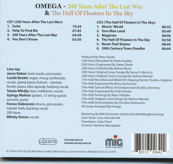 200 Years After The Last War - The Hall Of Floaters In The Sky (2-CD)
