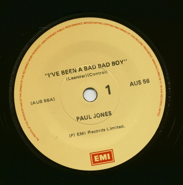 I've Been A Bad Bad Boy - Too Young To Be Married (7inch, 45rpm, SC)
