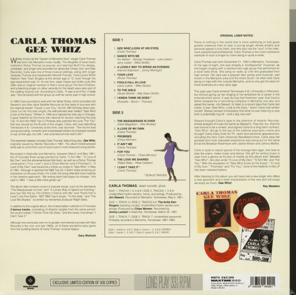 Gee Whiz (LP, 180g Vinyl, Ltd.)