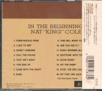 Vorschau: Nat 'King' Cole - The Beginning (CD, Japan) Vorschau: Nat 'King' Cole - The Beginning (CD, Japan)