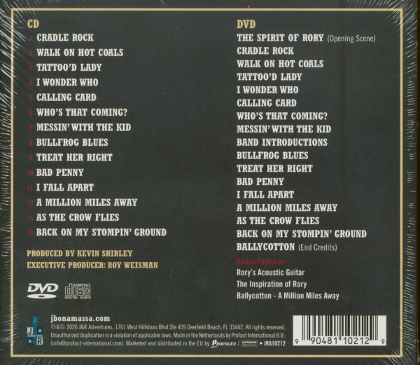 The Spirit Of Rory - Live From Cork (CD + DVD)