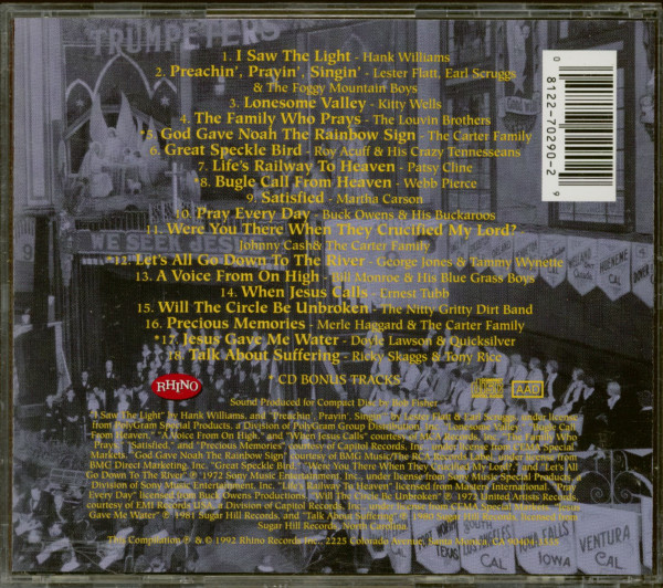 Jubilation! Great Gospel Performances Vol.3 - Country Gospel (CD)