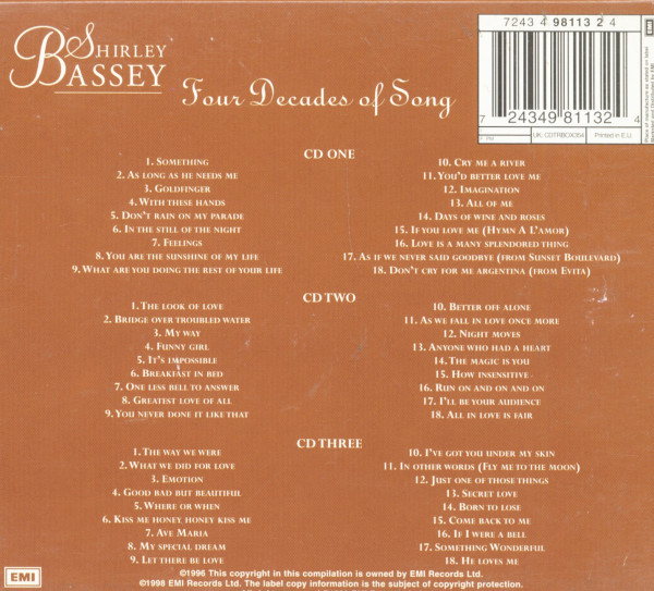 Four Decades Of Song (3-CD)