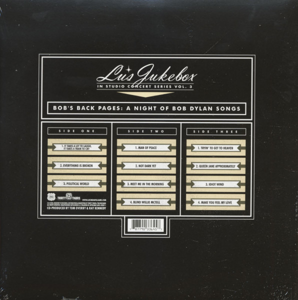 Lu's Jukebox Vol. 3 - Bob's Back Pages - A Night Of Bob Dylan Songs (2-LP)