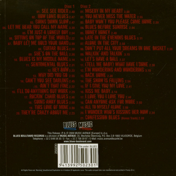 Blues Is My Middle Name (2-CD)