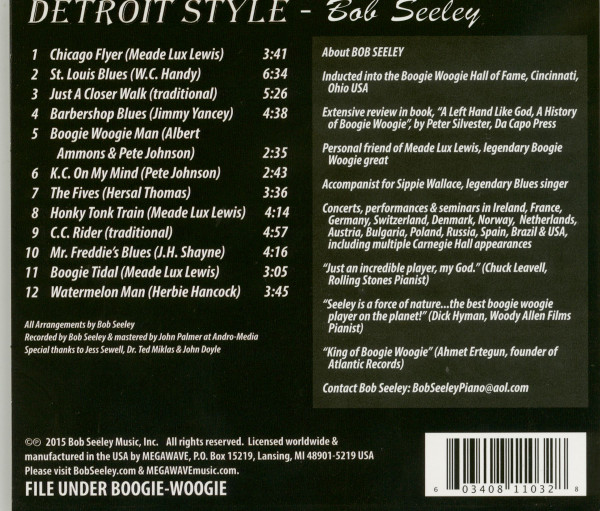 Detroit Style (CD)