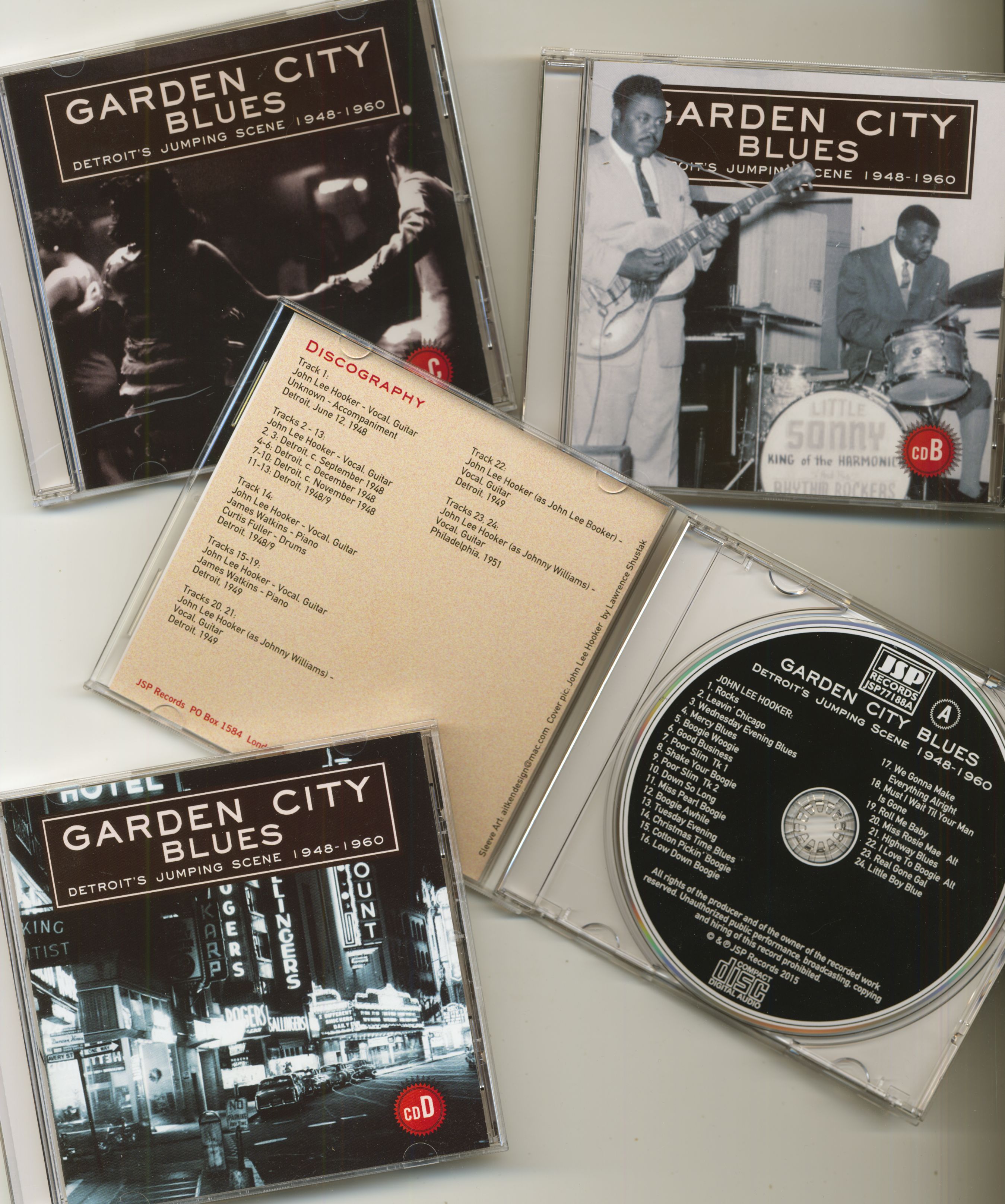 Various Cd Garden City Blues 4 Cd Bear Family Records