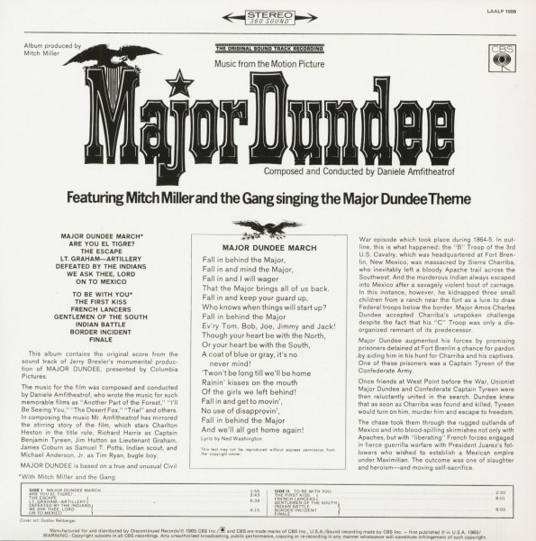 Major Dundee - Soundtrack (LP)