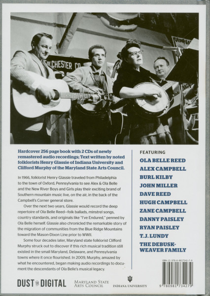 Ola Belle Reed and Southern Mountain Music on the Mason-Dixon (2-CD - 1-Book)
