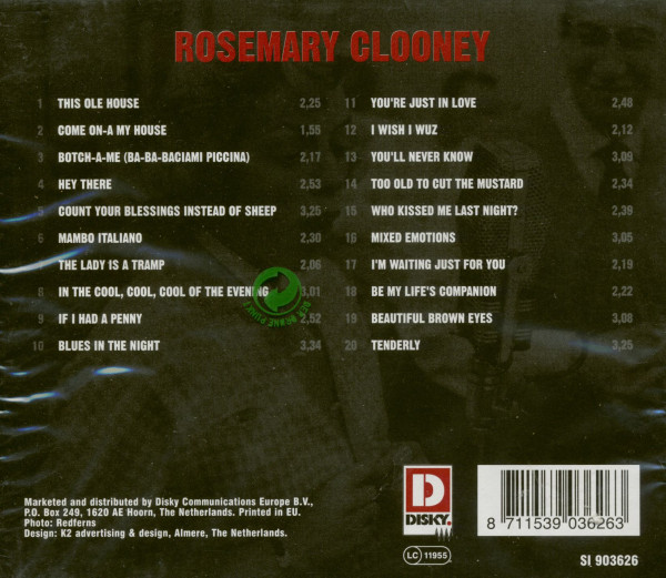 3. Bild von Rosemary Clooney: Sings - Her Wonderful Songs (CD)