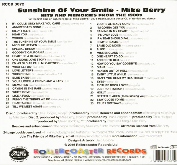 Sunshine Of Your Smile (2-CD)