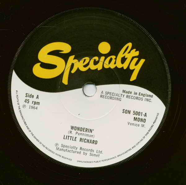 Wonderin' - Poor Boy Paul (7inch, 45rpm, SC)