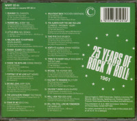 Vorschau: 25 Years Of Rock'N'Roll 1961 - Volume 2 (CD) Vorschau: 25 Years Of Rock'N'Roll 1961 - Volume 2 (CD)