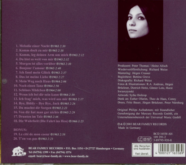 5. Bild von Esther Ofarim: Melodie einer Nacht (CD)