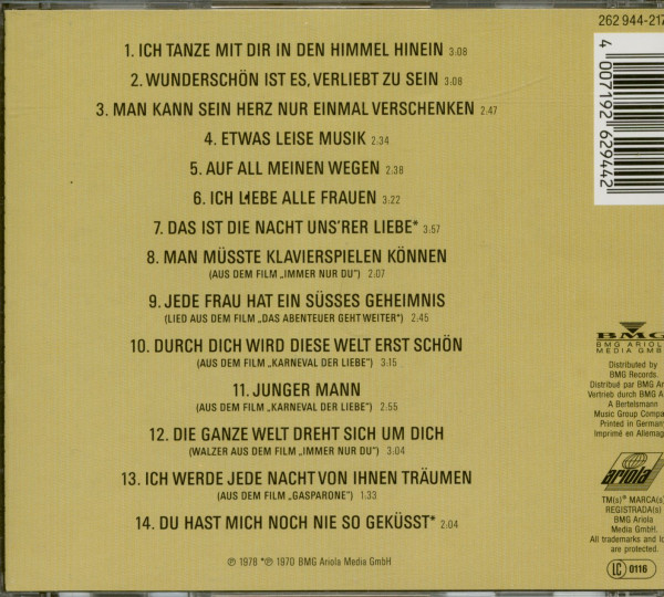 3. Bild von Johannes Heesters: Die grossen Erfolge (CD)
