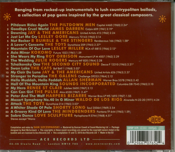 Classical Gassers-Pop Gems Inspired By The Great Composers (CD)