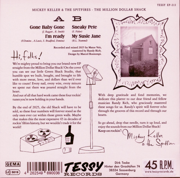 The Million Dollar Shack (7inch, EP)