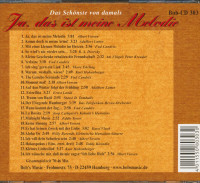 Vorschau: Ja, Das Ist Meine Melodie - Das Schönste Von Damals (CD) Vorschau: Ja, Das Ist Meine Melodie - Das Schönste Von Damals (CD)