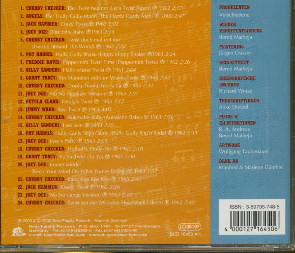 Vol.03, Twist & Hully Gully - Amerikaner & Briten singen deutsch
