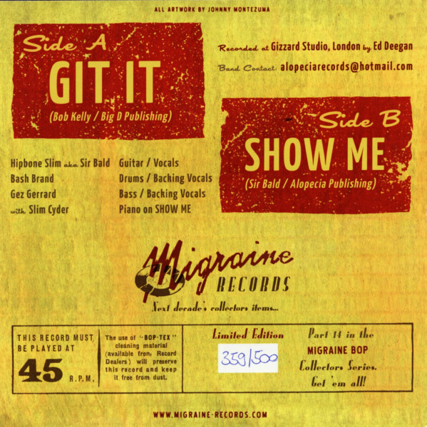 Git It b-w Show Me 7inch, 45rpm, PS