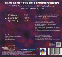 Vorschau: The 1971 Bremen Condert (CD) Vorschau: The 1971 Bremen Condert (CD)