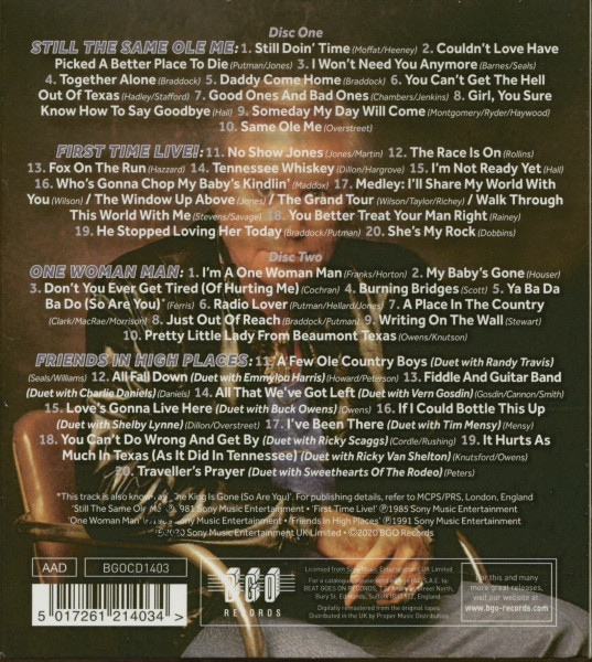 Four George Jones Albums (2-CD)