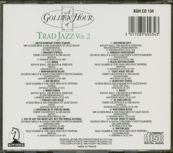 A Golden Hour Of Trad Jazz - Vol 2 (CD)