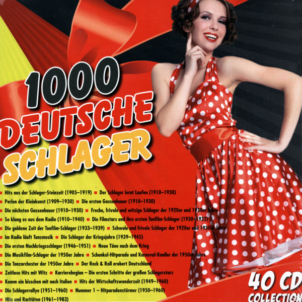 1000 Deutsche Schlager (40-CD Box)
