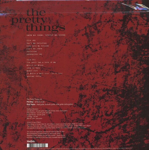 Bare As Bone, Bright As Blood (LP, 180g Red Vinyl)