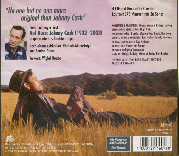 Auf Kurs - Johnny Cash Biografie (4-CD)