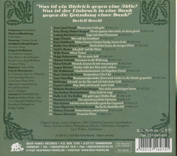 3. Bild von Various - Schlager: Hilfe! Mein Geld ist weg (CD)