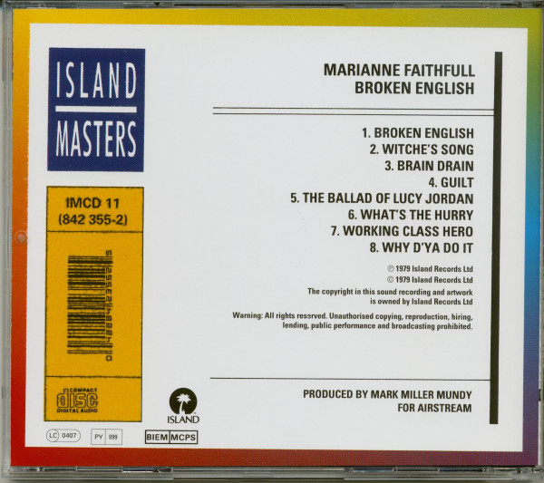 Broken English (CD)