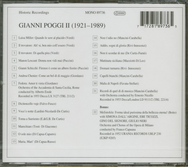 3. Bild von Giani Poggi II: Lebendige Vergangenheit (CD)