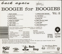 Vorschau: Boogie For Boogies Vol.2 - Back Again (CD) Vorschau: Boogie For Boogies Vol.2 - Back Again (CD)
