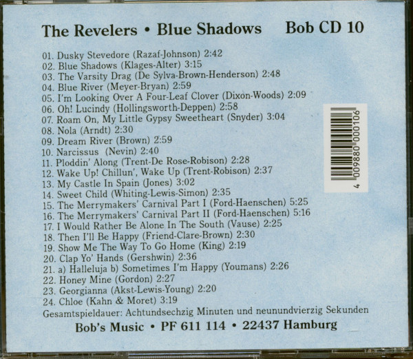 3. Bild von The Revelers: Blue Shadows 1927-1929 (CD)