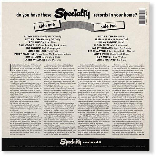 Rip It Up - The Best Of Specialty Records (LP)
