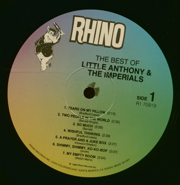 The Best Of Little Anthony & The Imperials (LP)