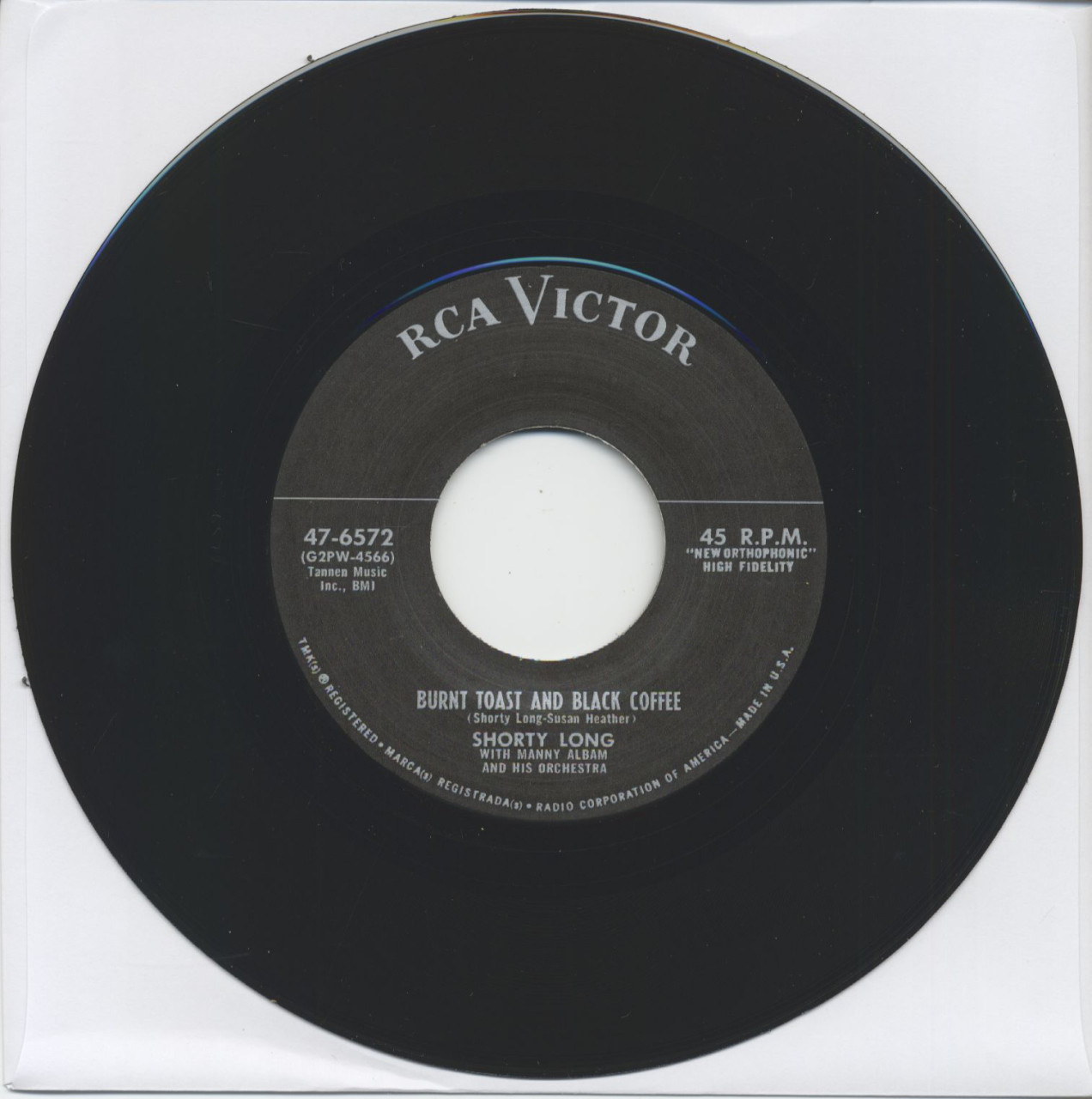 Shorty Long / Boots Brown and his Blockbusters - Burnt Toast & Black Coffee - Trollin' (7inch, 45rpm)