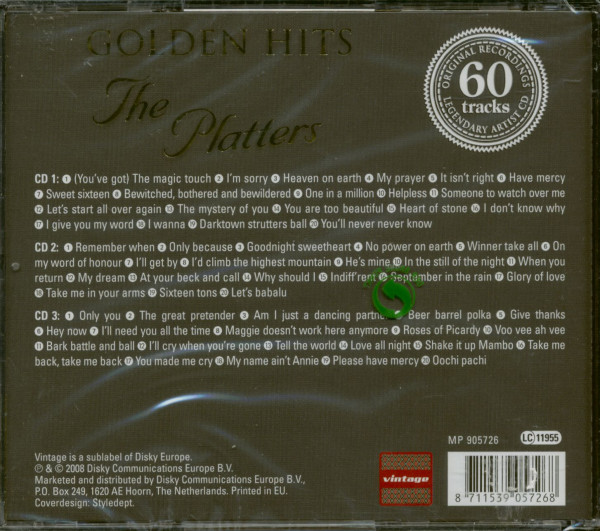 Golden Hits - 60 Original Recordings (3-CD)