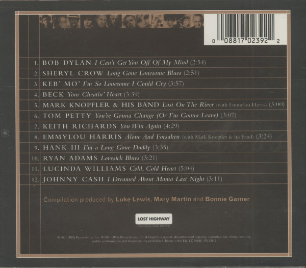 Timeless - A Tribute To Hank Williams (CD)