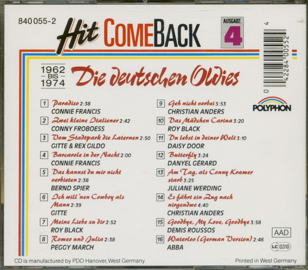3. Bild von Various: Deutsche Oldies 1962 - 1974 (CD)