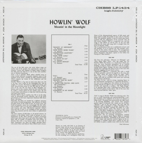 Moanin' In The Moonlight (LP, 180g Vinyl)
