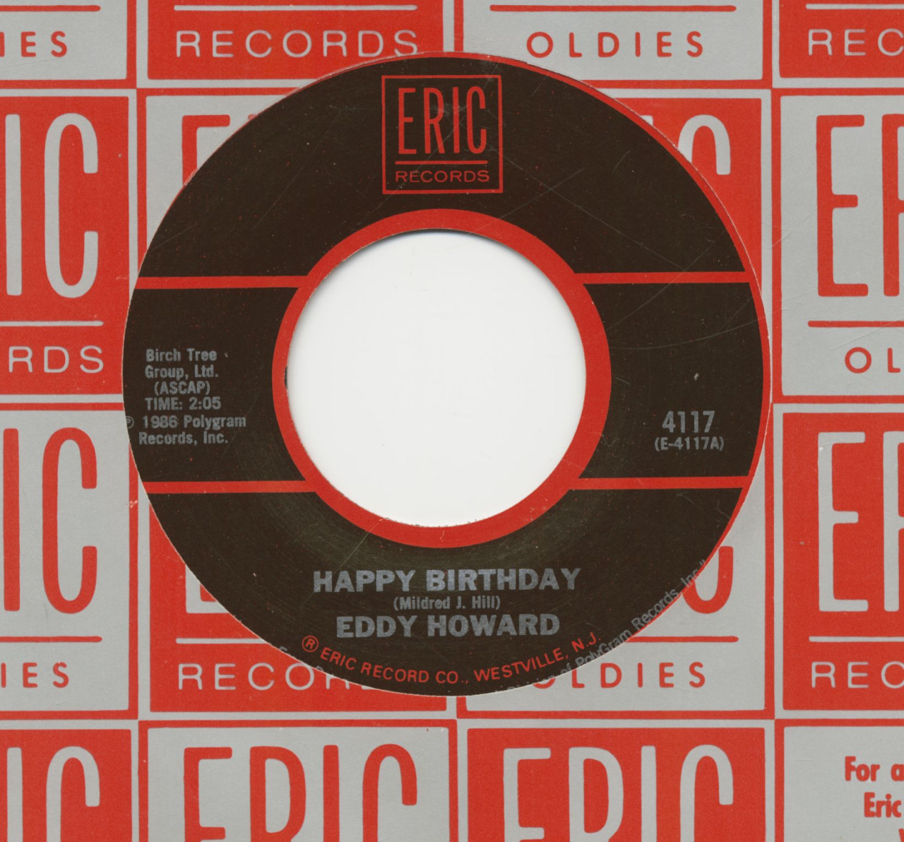 Eddy Howard - Happy Birthday - Anniversary Waltz (7inch, 45rpm)