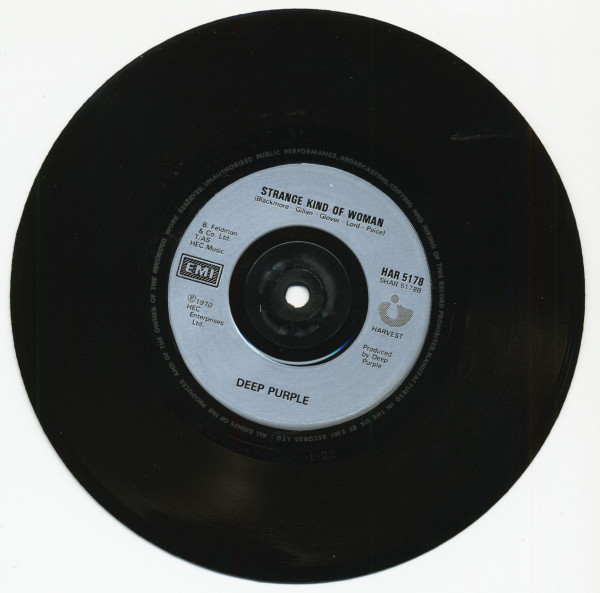 Black Night - Strange Kind Of Woman (7inch, 45rpm, SC)