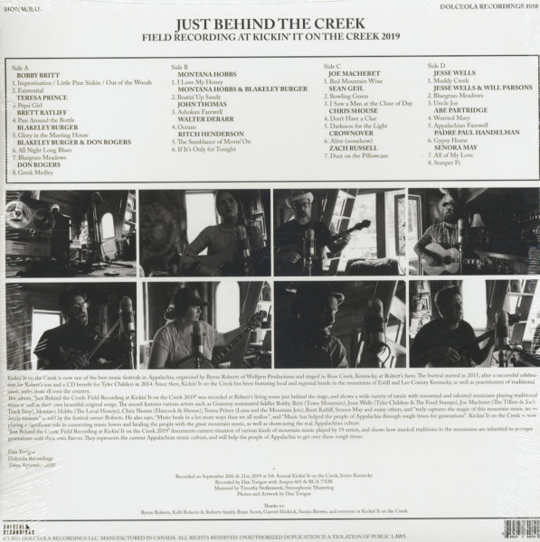 Just Behind The Creek - Field Recordings At Kickin' It On The Creek 2019 (2-LP)