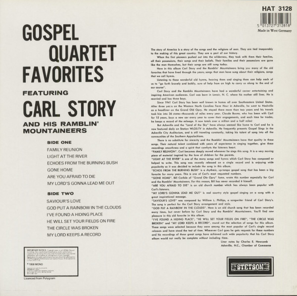 Gospel Quartet Favorites (LP)